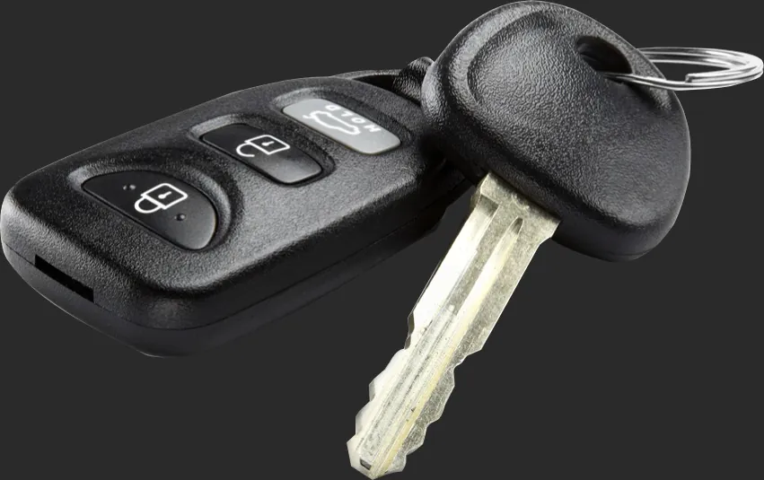 Clé à transpondeur avec télécommande